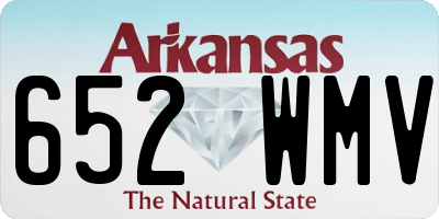 AR license plate 652WMV