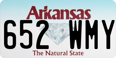 AR license plate 652WMY
