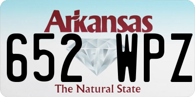 AR license plate 652WPZ