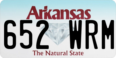 AR license plate 652WRM