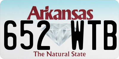 AR license plate 652WTB