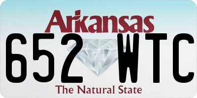 AR license plate 652WTC