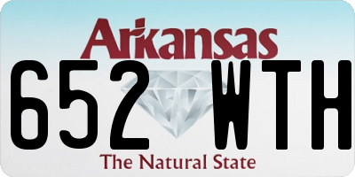 AR license plate 652WTH