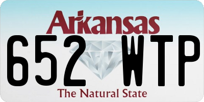 AR license plate 652WTP