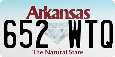 AR license plate 652WTQ