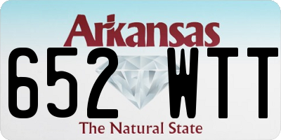 AR license plate 652WTT