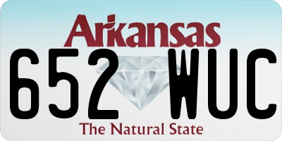 AR license plate 652WUC