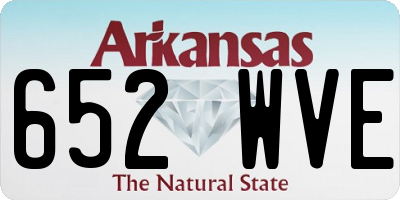 AR license plate 652WVE