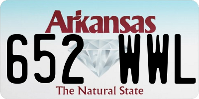 AR license plate 652WWL