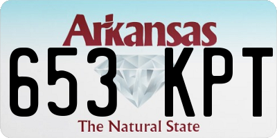 AR license plate 653KPT