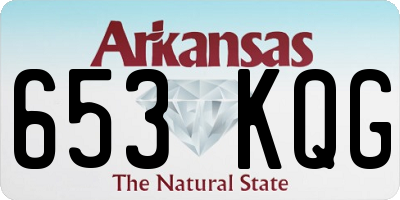 AR license plate 653KQG