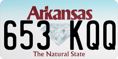 AR license plate 653KQQ