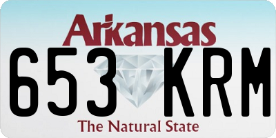 AR license plate 653KRM