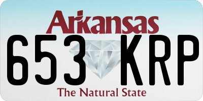 AR license plate 653KRP
