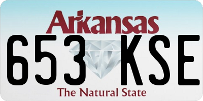 AR license plate 653KSE