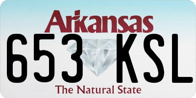 AR license plate 653KSL
