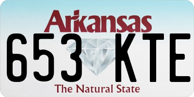 AR license plate 653KTE