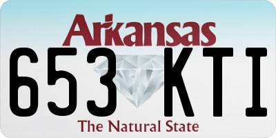 AR license plate 653KTI