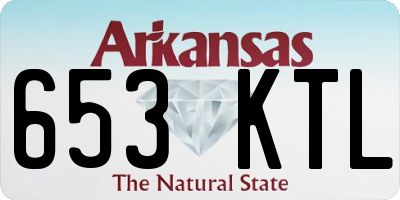 AR license plate 653KTL