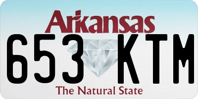 AR license plate 653KTM
