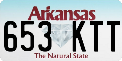 AR license plate 653KTT