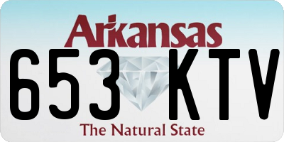AR license plate 653KTV