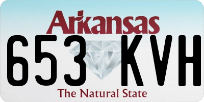 AR license plate 653KVH