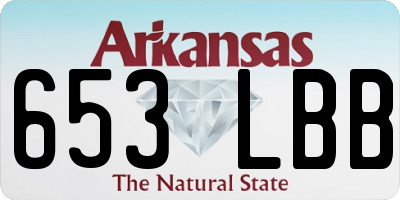 AR license plate 653LBB