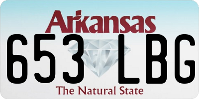 AR license plate 653LBG