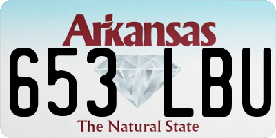 AR license plate 653LBU