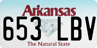 AR license plate 653LBV