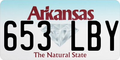 AR license plate 653LBY