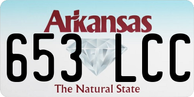 AR license plate 653LCC
