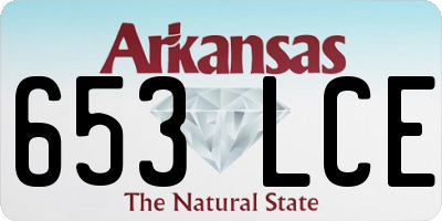 AR license plate 653LCE