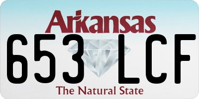AR license plate 653LCF