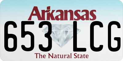 AR license plate 653LCG