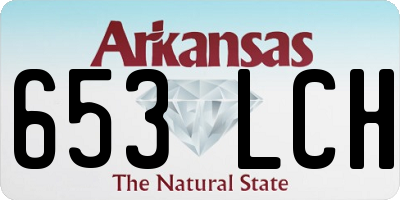 AR license plate 653LCH