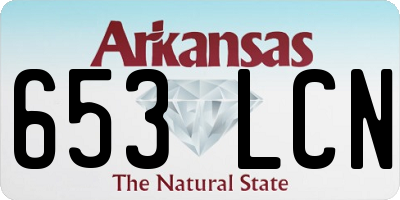 AR license plate 653LCN