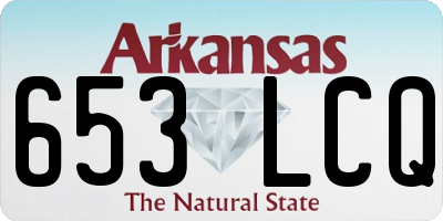 AR license plate 653LCQ