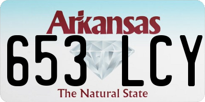 AR license plate 653LCY