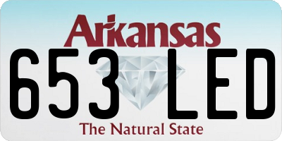 AR license plate 653LED