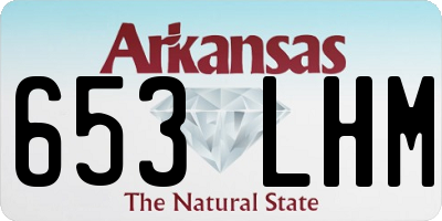 AR license plate 653LHM