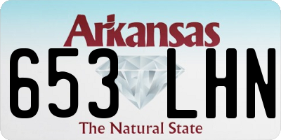 AR license plate 653LHN