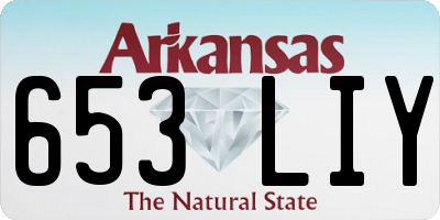AR license plate 653LIY