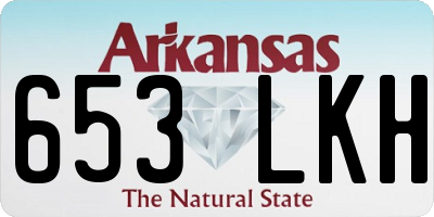 AR license plate 653LKH