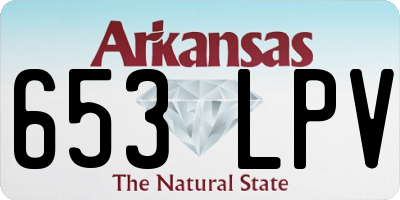 AR license plate 653LPV