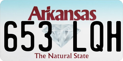 AR license plate 653LQH