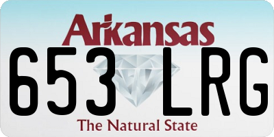 AR license plate 653LRG