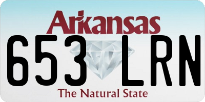 AR license plate 653LRN