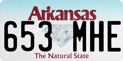 AR license plate 653MHE